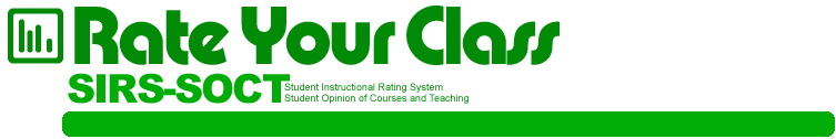 Rate Your Class Sirs Soct Online header
